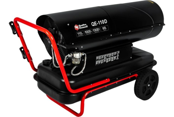 Тепловая пушка на дизтопливе прямого нагрева QUATTRO ELEMENTI QE-110D [915-274]
