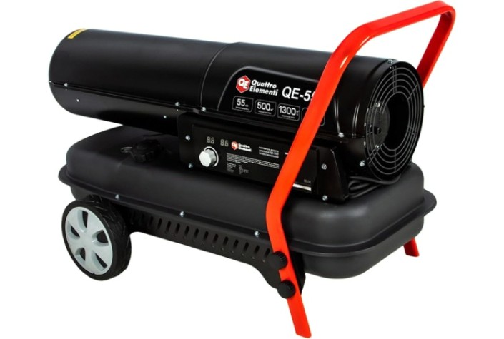 Тепловая пушка на дизтопливе прямого нагрева QUATTRO ELEMENTI QE-55D [915-250]