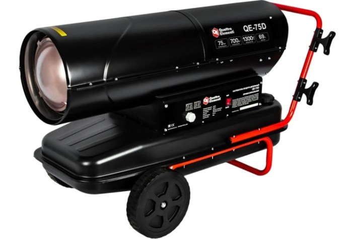 Тепловая пушка на дизтопливе прямого нагрева QUATTRO ELEMENTI QE-75D [915-267]