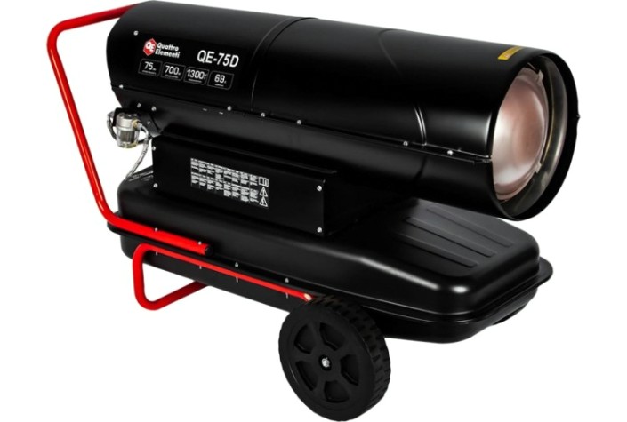 Тепловая пушка на дизтопливе прямого нагрева QUATTRO ELEMENTI QE-75D [915-267]