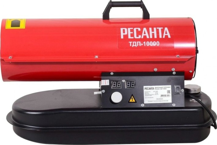 Тепловая пушка на дизтопливе прямого нагрева Ресанта ТДП-10000 [67/1/31]