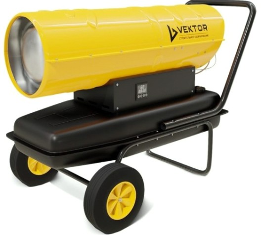 Тепловая пушка на дизтопливе прямого нагрева VEKTOR DH-100D [00-00004433]