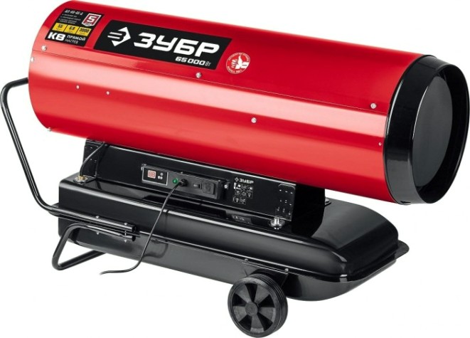Тепловая пушка на дизтопливе прямого нагрева ЗУБР ДП-К8- 65-Д [ДП-К8-65-Д]