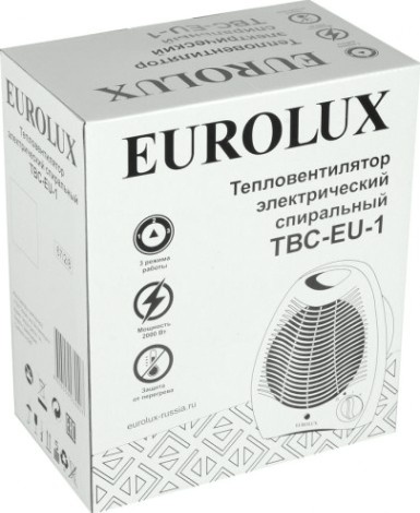 Тепловентилятор электрический EUROLUX ТВС-EU-1 [67/2/8]