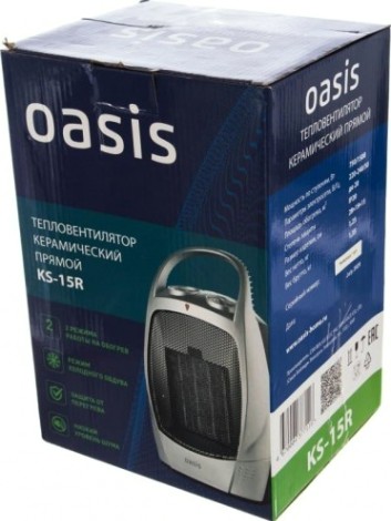 Тепловентилятор электрический OASIS КS-15 R [4670004377116]