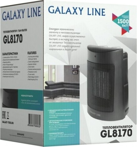 Тепловентилятор GALAXY LINE GL 8170 ЧЕРНЫЙ [гл8170лчерн]