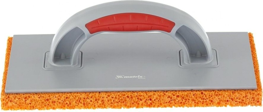 Терка MATRIX 270х130 мм пластмассовая гидрорезиновое покрытие [86807]
