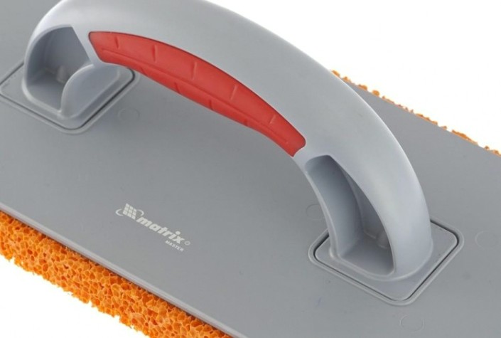 Терка MATRIX 270х130 мм пластмассовая гидрорезиновое покрытие [86807]