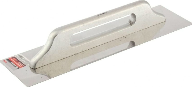 Терка MATRIX 480х130 мм гладилка из нержавеющей стали, деревян [86734]