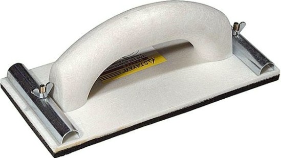 Терка STAYER MASTER для шлифования с металлическим фиксатором, 120x230 [3569-12]