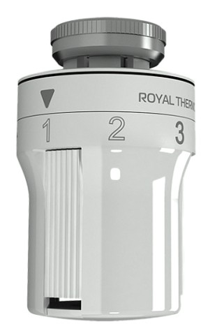 Термоголовка жидкостная ROYAL THERMO М30х1,5 белая НС-1488974 [НС-1488974]