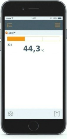 Термометр для труб, зажим Testo 115i (смарт-зонд) [0560211502]