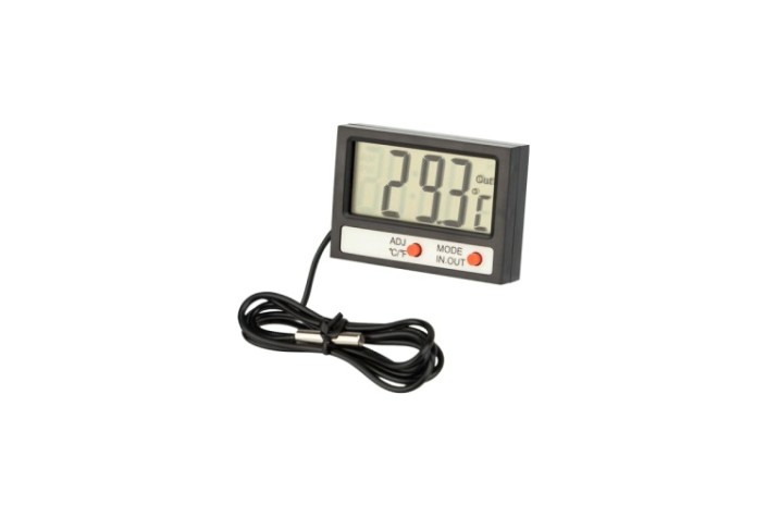 Термометр REXANT 70-0505 электронный комнатно-уличный с часами