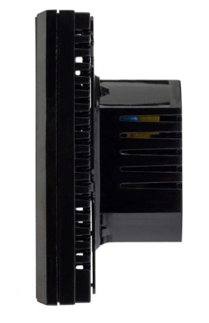 Терморегулятор для теплого пола REXANT R150 Wi-Fi с автомат. програм. и сенсорными кнопками, черный [51-0591]