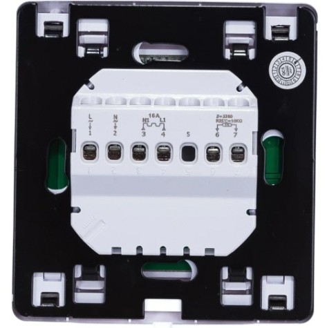 Терморегулятор для теплого пола REXANT R51XT с дисплеем и автомат. программированием 3680Вт [51-0532]