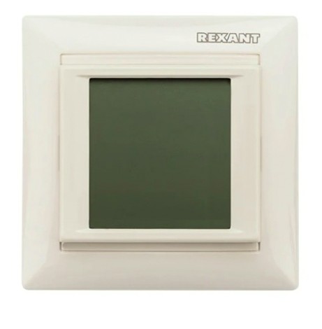 Терморегулятор для теплого пола REXANT RX-419B сенсорный, бежевый [51-0585]