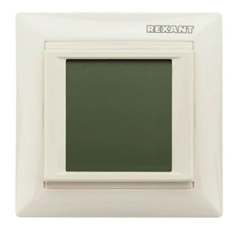 Терморегулятор для теплого пола REXANT RX-421H сенсорный программируемый, бежевый [51-0587]