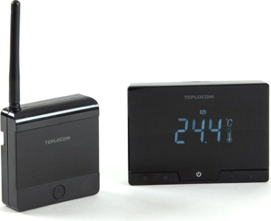 Термостат комнатный TEPLOCOM TS-Prog/LUX-RF [924]