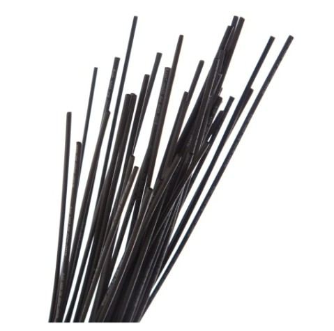 Термоусаживаемая трубка REXANT 20-1006 ТУТ нг 1,0/0,5мм, черная (уп.50 шт. по1м)