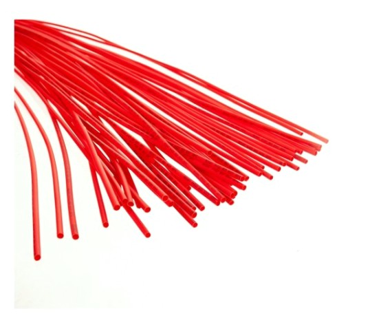 Термоусаживаемая трубка REXANT 20-2504 ТУТ нг 2,5/1,25мм, красная (уп.50 шт. по1м)