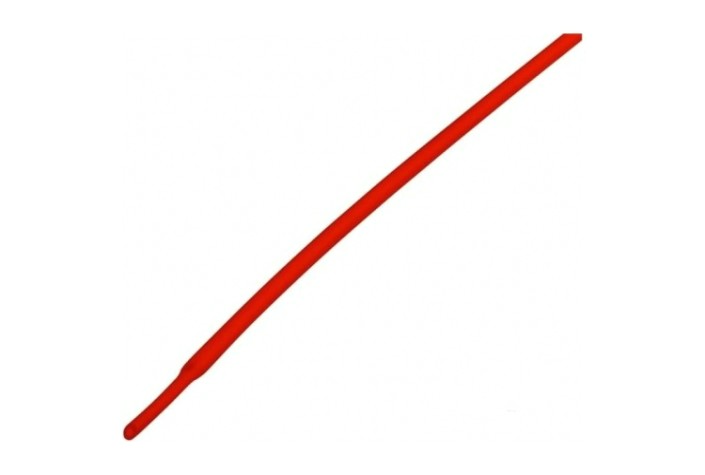 Термоусаживаемая трубка REXANT 20-6004 ТУТ нг 6,0/3,0мм, красная (уп.50 шт. по1м)