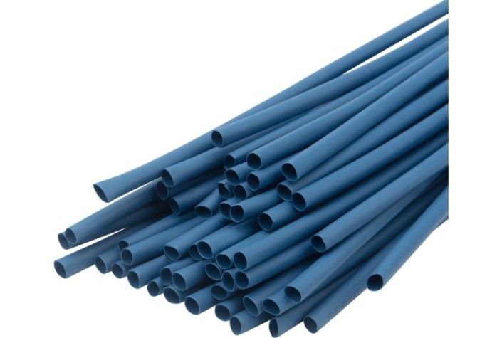 Термоусаживаемая трубка REXANT 20-6005 ТУТ нг 6,0/3,0мм, синяя (уп.50 шт. по1м)