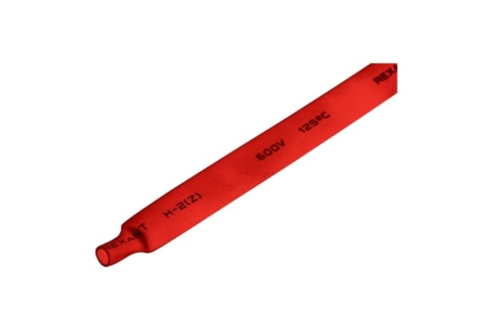 Термоусаживаемая трубка REXANT 20-8004 ТУТ нг 8,0/4,0мм, красная (уп.50 шт. по1м)