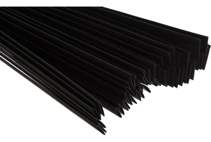 Термоусаживаемая трубка REXANT 21-3008 ТУТ нг 13,0/6,5мм, черная (уп.50 шт. по1м)