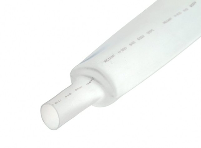 Термоусаживаемая трубка REXANT 23-5001 ТУТ нг 35,0/17,5мм, белая (уп.10 шт. по1м)