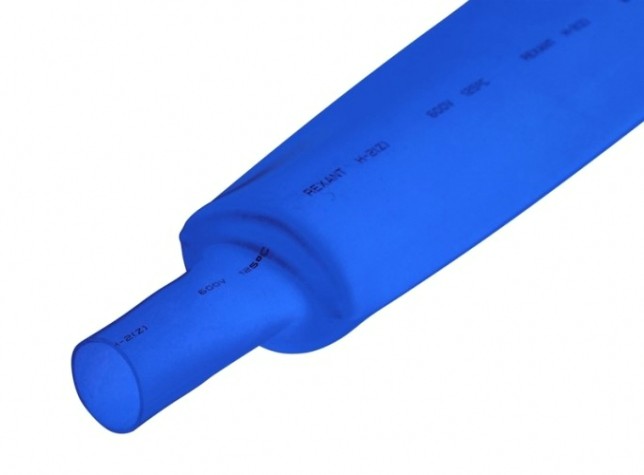 Термоусаживаемая трубка REXANT 25-0005 ТУТ нг 50,0/25,0мм, синяя (уп.10 шт. по1м)