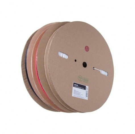 Термоусаживаемая трубка REXANT 49-0504 ТУТ нг 5,0/2,5мм, красная (бухта 100м)