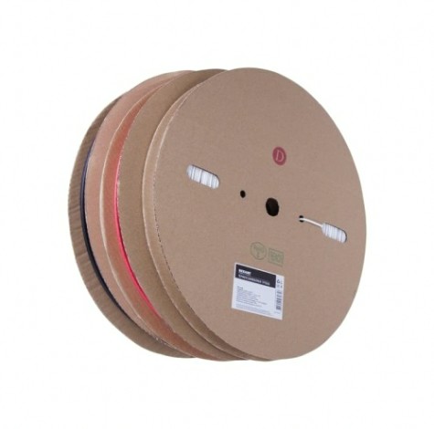 Термоусаживаемая трубка REXANT 49-0804 ТУТ нг 8,0/4,0мм, красная (бухта 100м)