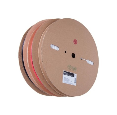 Термоусаживаемая трубка REXANT 49-1206 ТУТ нг 12,0/6,0мм, черная (бухта 100м)