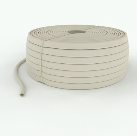 Термоусаживаемая трубка REXANT 49-5013 кембрик ТВ-40 ПВХ белый, ø16 мм (бухта 100 м)