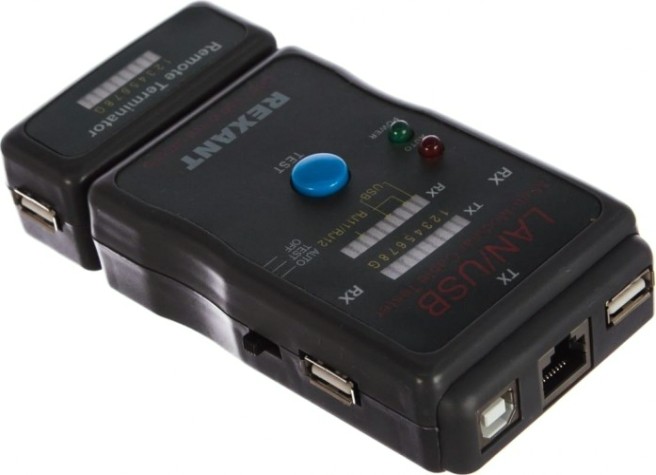 Тестер кабельный REXANT R-251454 универсальный [12-1011]