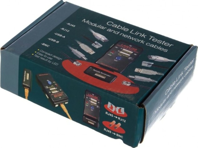 Тестер кабельный REXANT R-251454 универсальный [12-1011]