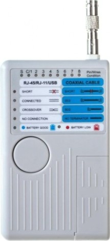 Тестер кабельный REXANT R-3468 универсальный 5 в 1 [12-1003]