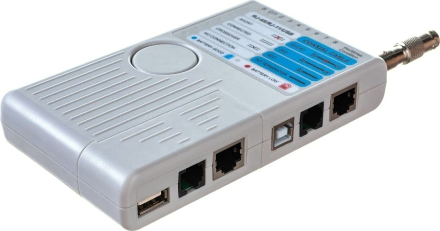 Тестер кабельный REXANT R-3468 универсальный 5 в 1 [12-1003]