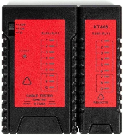 Тестер КВТ LAN кабельный KT 468 PROLINE [86211]