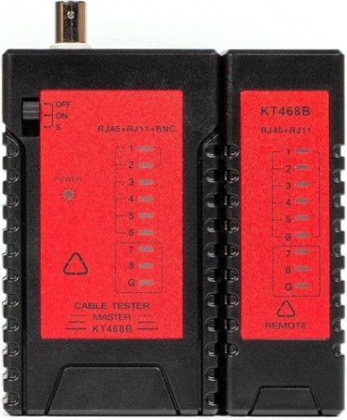 Тестер КВТ LAN кабельный KT 468B PROLINE [86212]