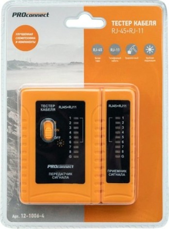 Тестер Proconnect HT-C004 rj-45+rj-11 [12-1006-4]