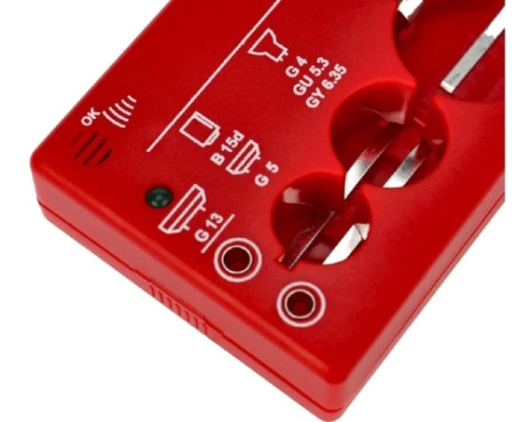 Тестер REXANT 604-803 для ламп, портативный, на батарейке Тестер REXANT 604-803 для ламп, портативный, на батарейке