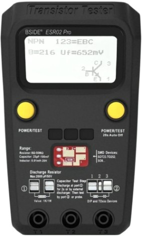 Тестер транзисторов BSIDE ESR02pro [064-0012]