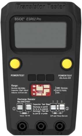 Тестер транзисторов BSIDE ESR02pro [064-0012]