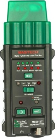 Тестер трассоискатель MASTECH MS6813T с генератором сигнала [13-1221]