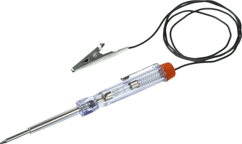 Тестер ЗУБР МАСТЕР пробник для автопроводки, пластик. клипса, на подв [25745]