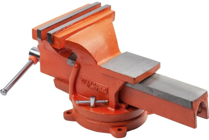 Тиски AV Steel AV-940008 слесарные поворотные, 200 мм