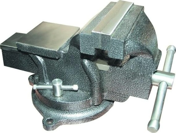 Тиски Biber Профи 85891 слесарные, поворотные 100мм [тов-090575]