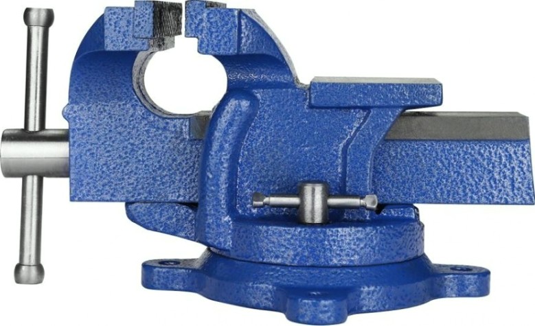 Тиски DEKO CL10 слесарные поворотные, 100 мм [065-0962]