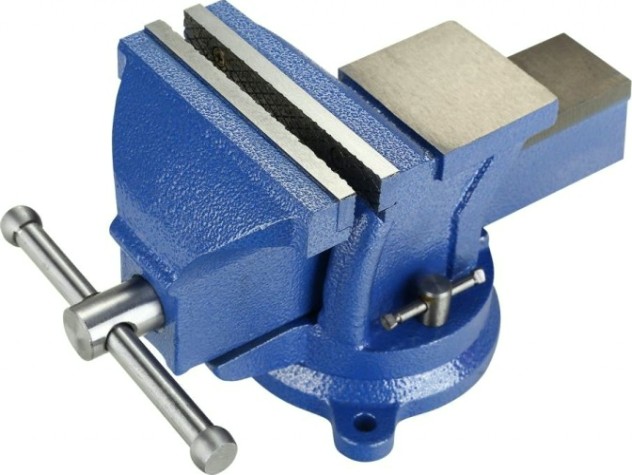 Тиски DEKO CL11 слесарные поворотные, 125 мм [065-0963]